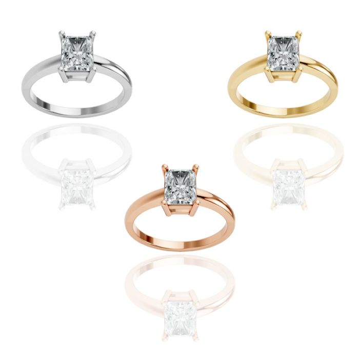 4 Prong Solitaire Ring