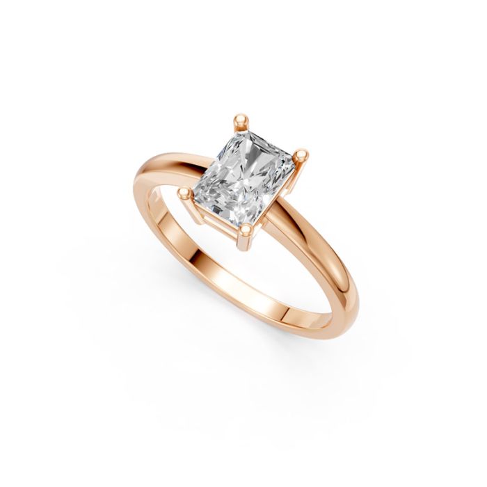 4 Prong Solitaire Ring
