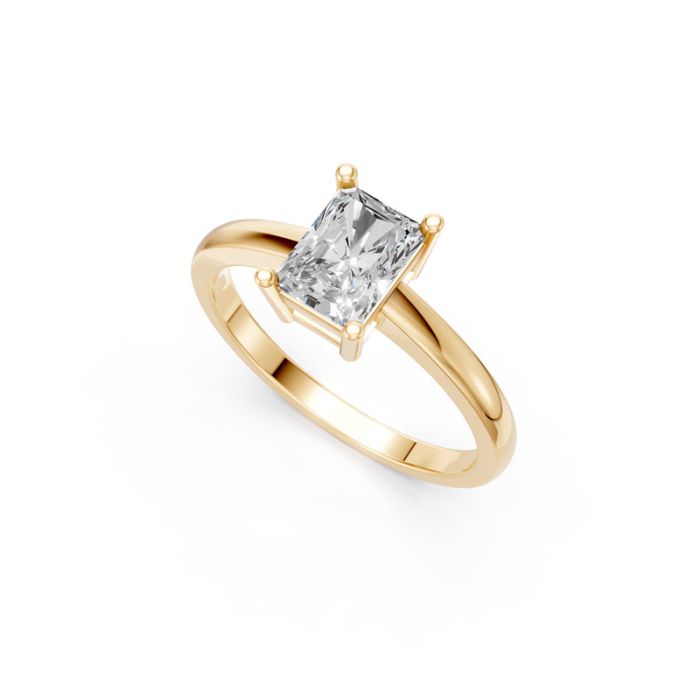 4 Prong Solitaire Ring