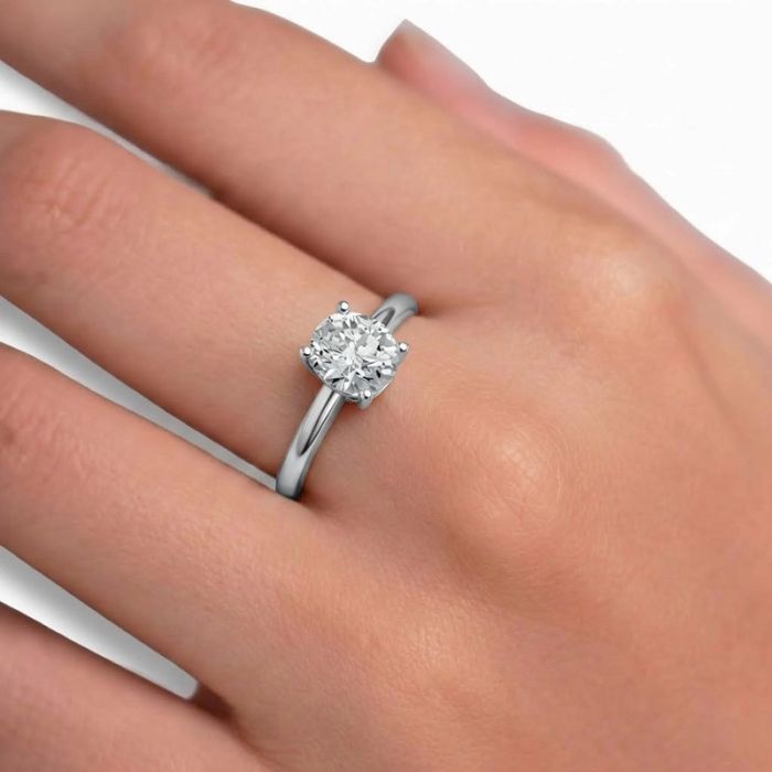4 Prong Solitaire Ring