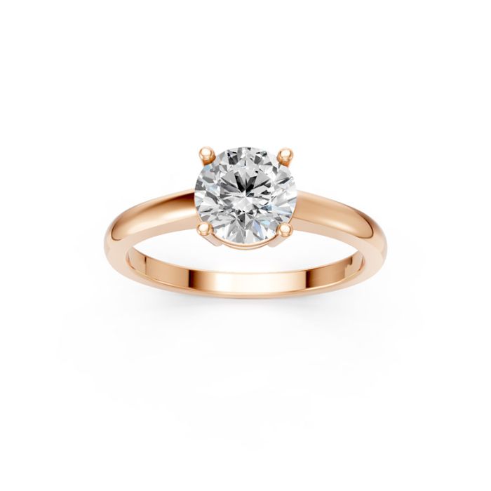 4 Prong Solitaire Ring