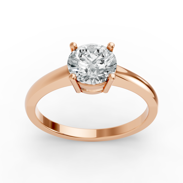 4 Prong Solitaire Ring