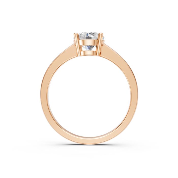 4 Prong Solitaire Ring