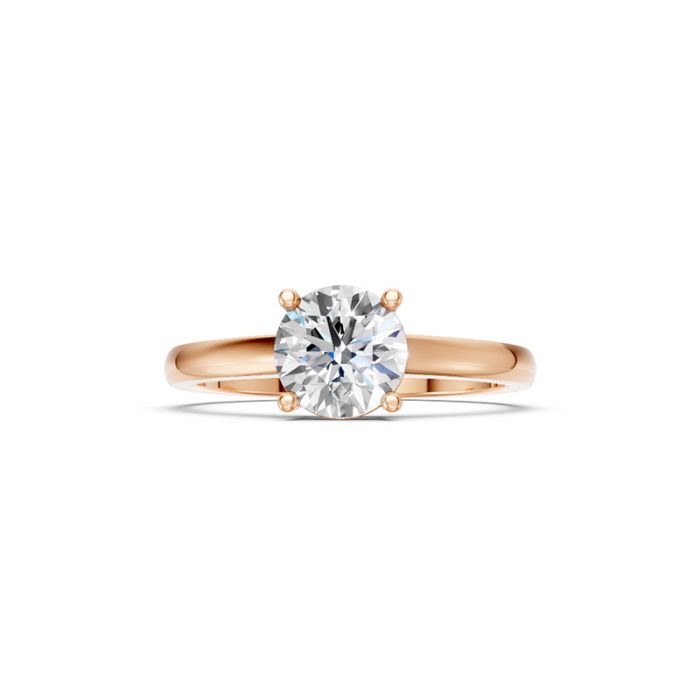 4 Prong Solitaire Ring