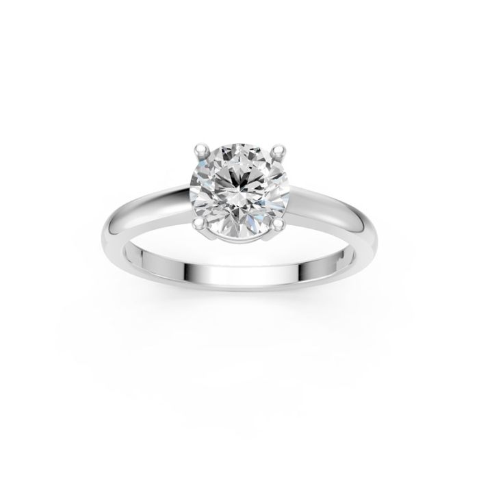 4 Prong Solitaire Ring