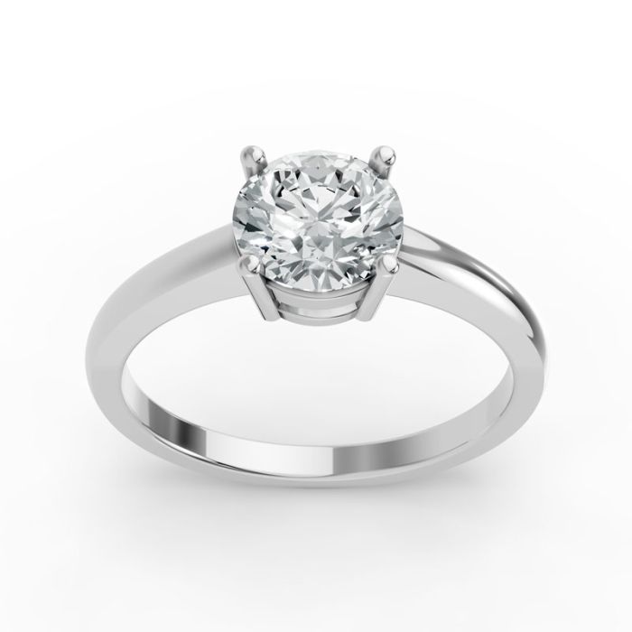 4 Prong Solitaire Ring