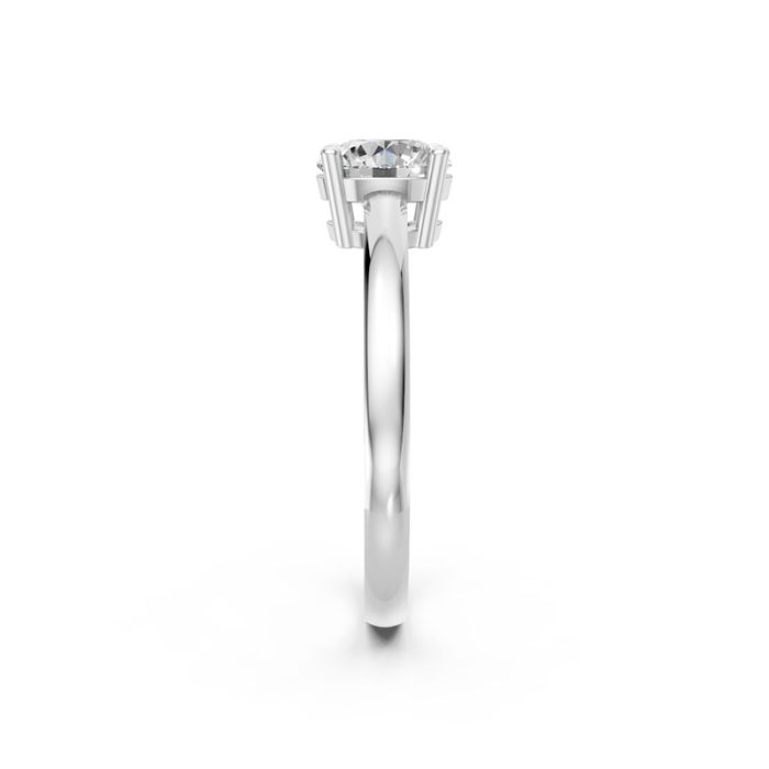 4 Prong Solitaire Ring