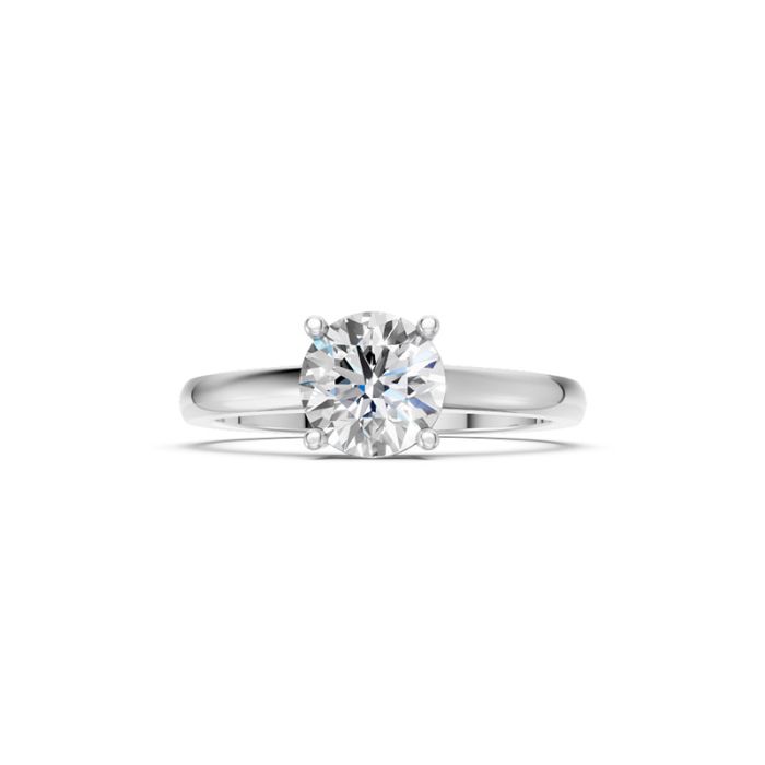 4 Prong Solitaire Ring