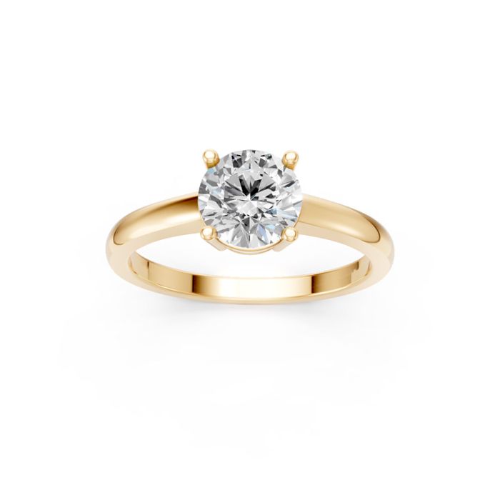 4 Prong Solitaire Ring