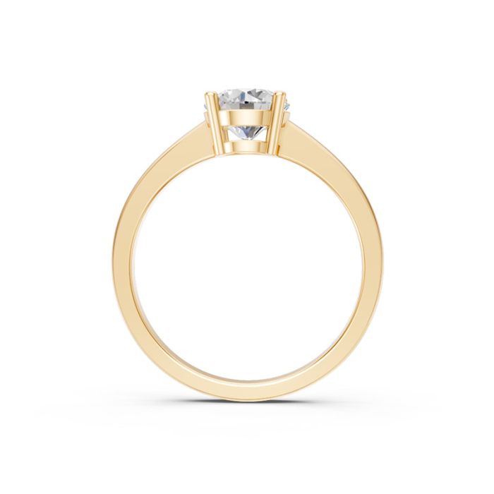 4 Prong Solitaire Ring