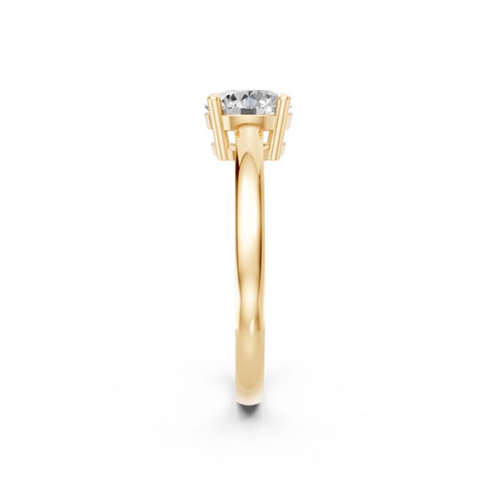 4 Prong Solitaire Ring