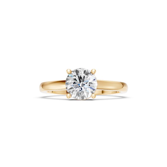 4 Prong Solitaire Ring