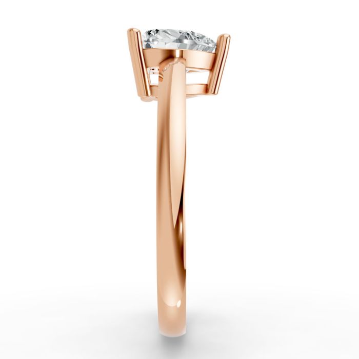 3 Prong Solitaire Ring