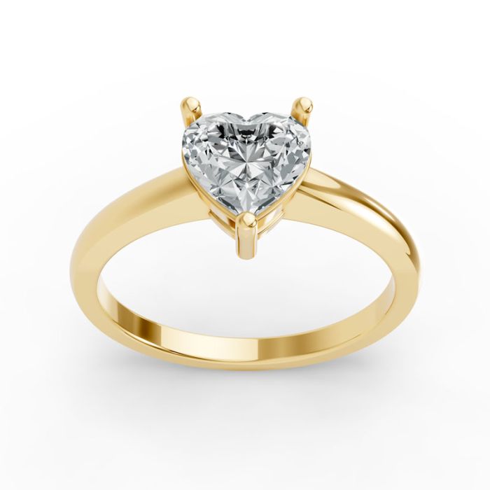 3 Prong Solitaire Ring