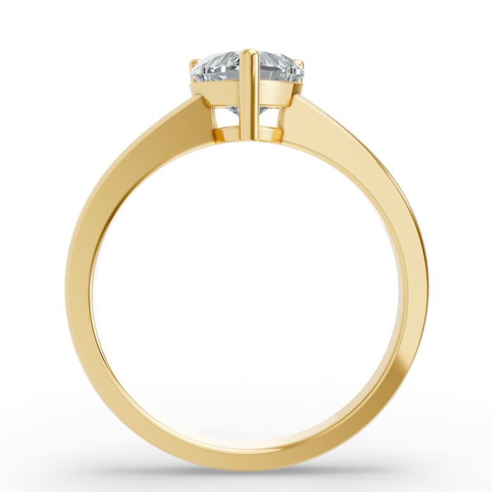 3 Prong Solitaire Ring