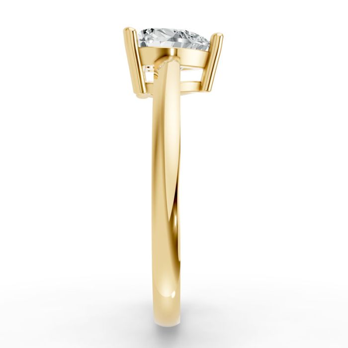 3 Prong Solitaire Ring