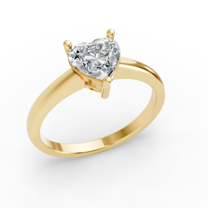 3 Prong Solitaire Ring