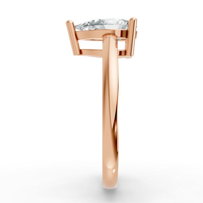 3 Prong Solitaire Ring