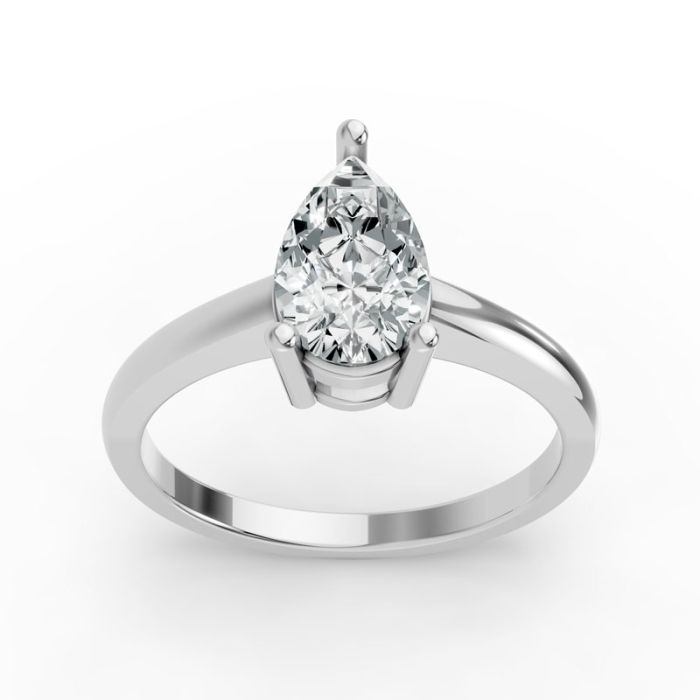3 Prong Solitaire Ring