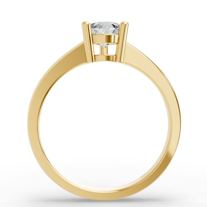 3 Prong Solitaire Ring