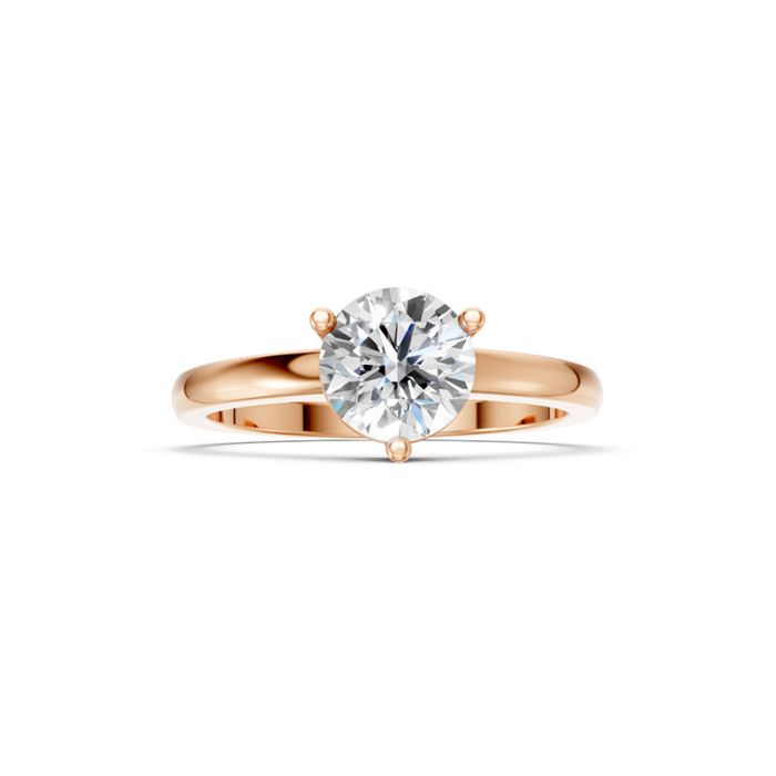 3 Prong Solitaire Ring