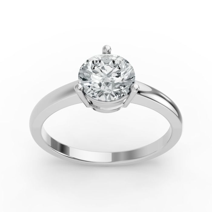 3 Prong Solitaire Ring