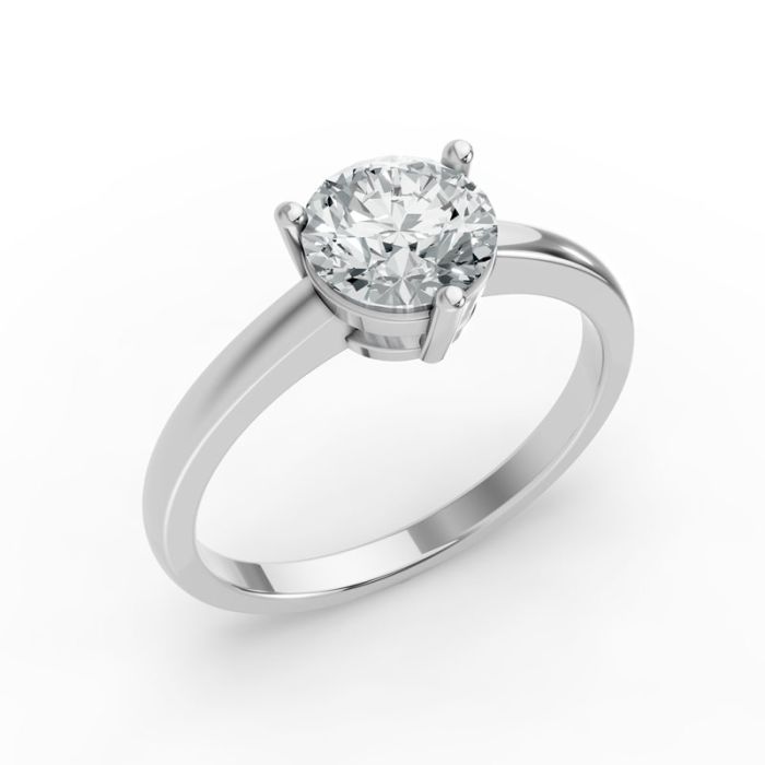 3 Prong Solitaire Ring
