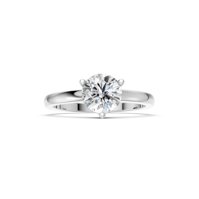 3 Prong Solitaire Ring
