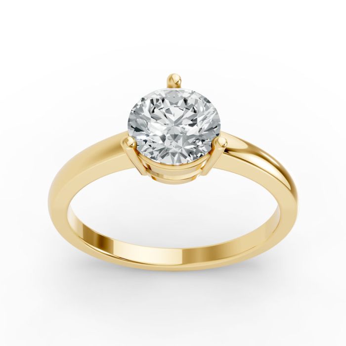 3 Prong Solitaire Ring