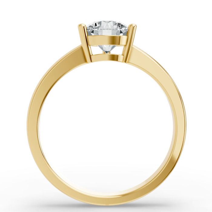 3 Prong Solitaire Ring
