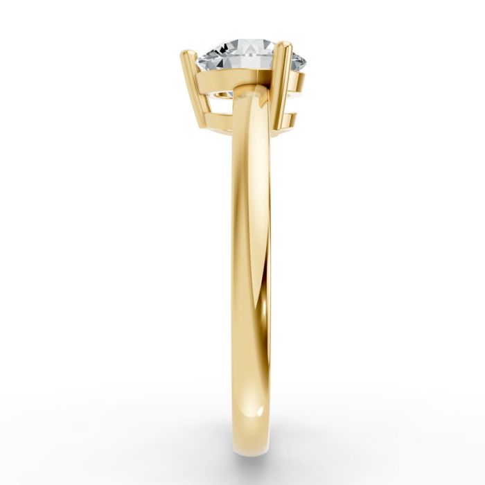 3 Prong Solitaire Ring