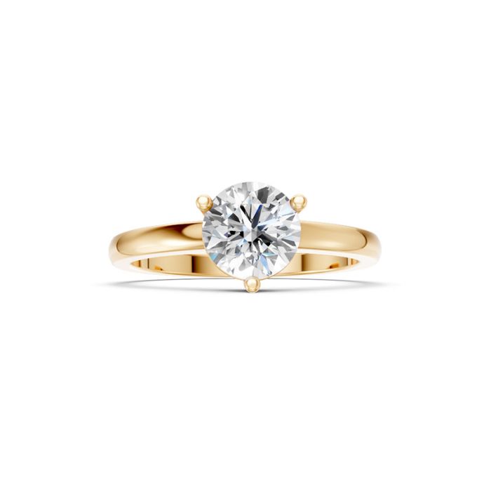 3 Prong Solitaire Ring