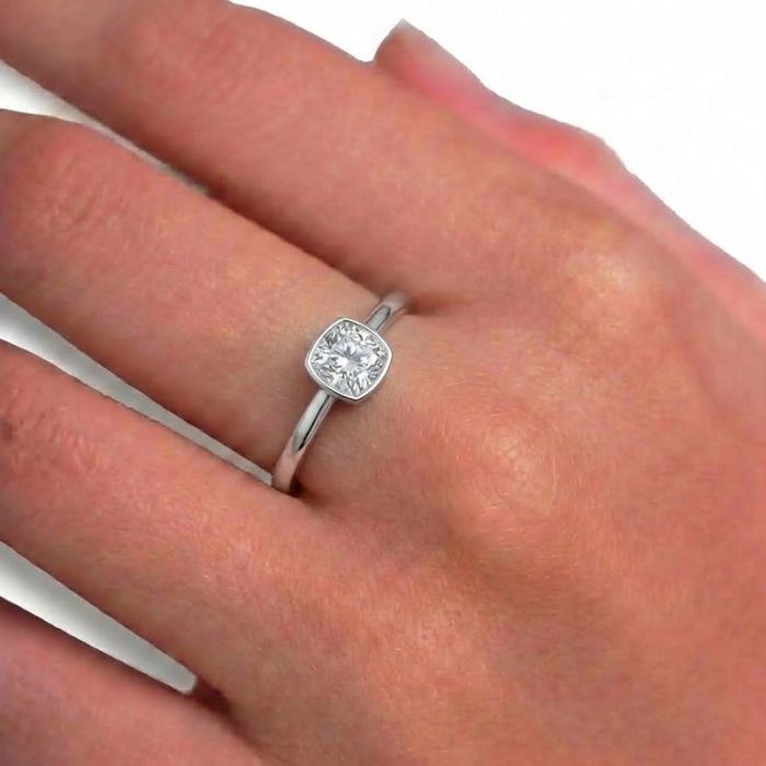 Bezel Set Solitaire Ring