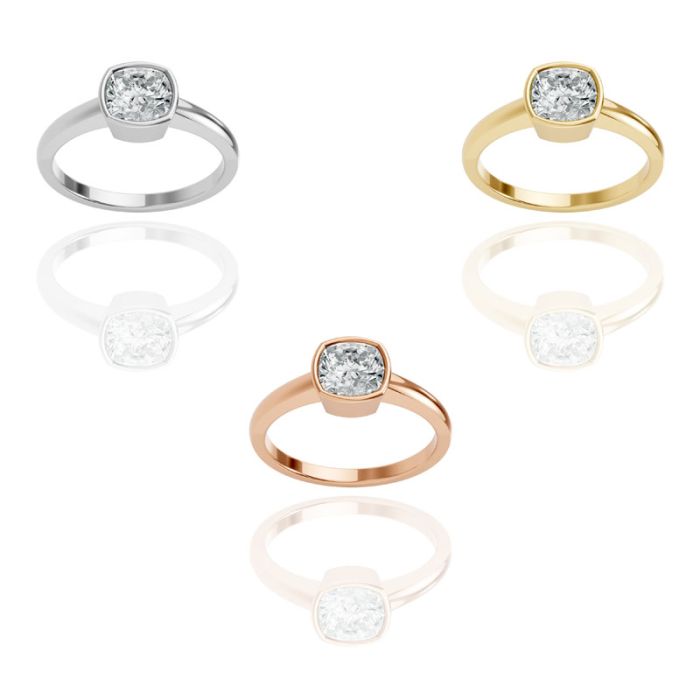 Bezel Set Solitaire Ring