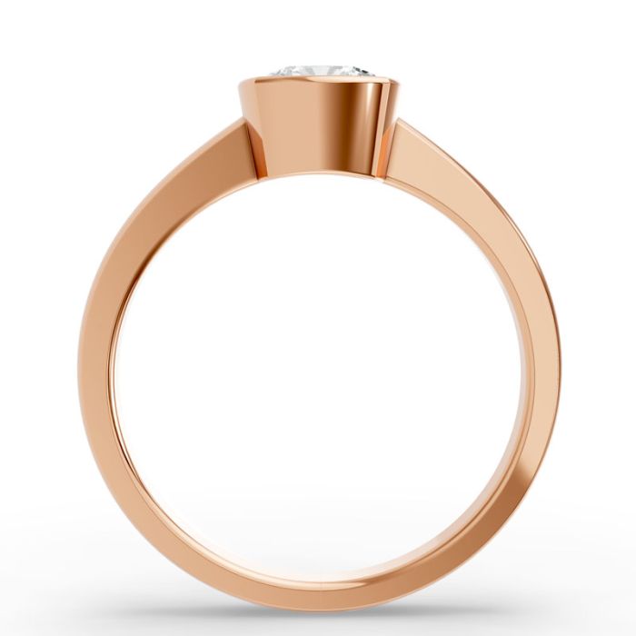 Bezel Set Solitaire Ring