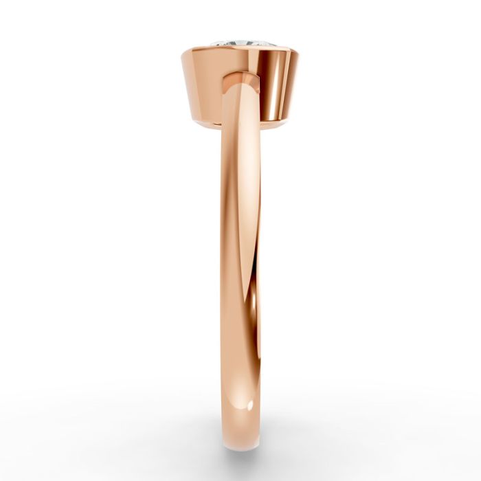 Bezel Set Solitaire Ring