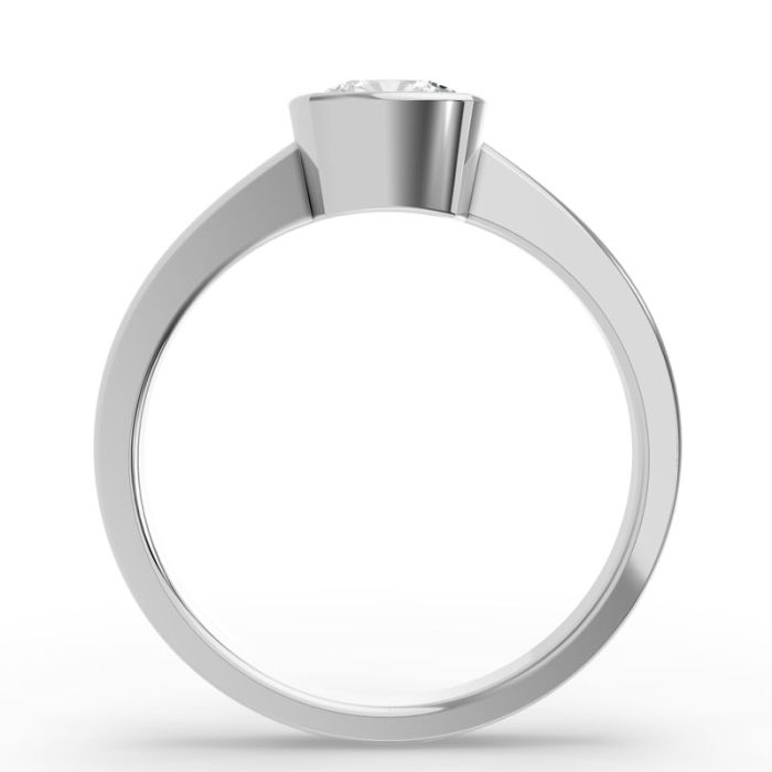 Bezel Set Solitaire Ring