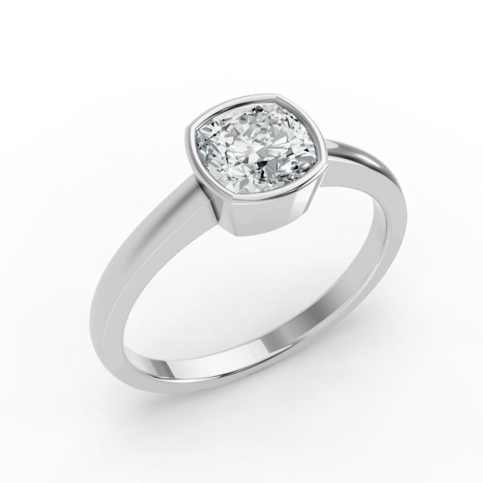 Bezel Set Solitaire Ring
