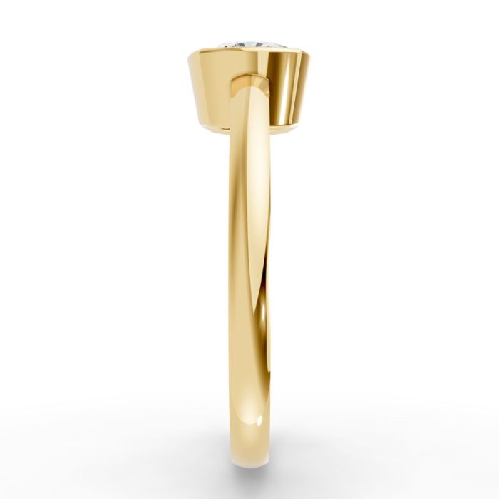 Bezel Set Solitaire Ring