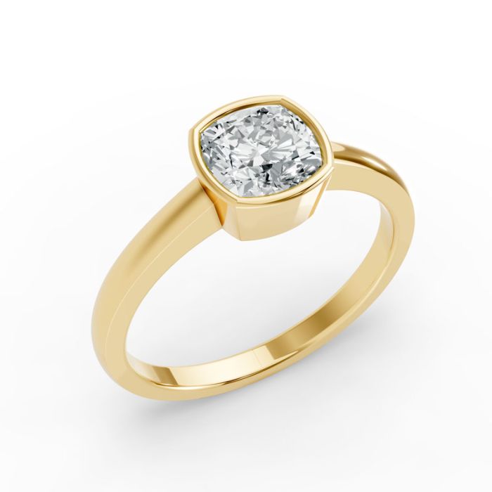Bezel Set Solitaire Ring