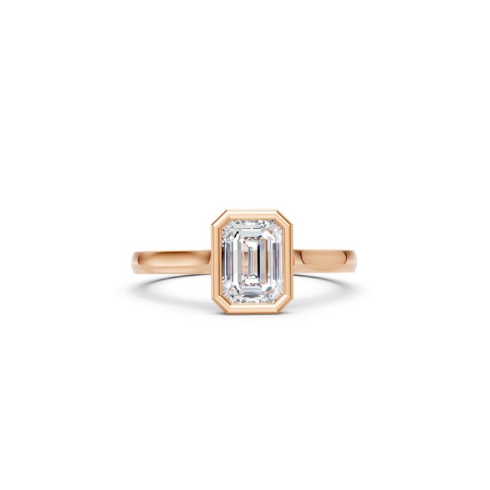 Bezel Set Solitaire Ring