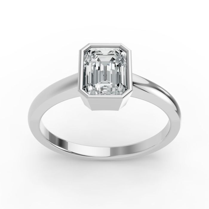 Bezel Set Solitaire Ring