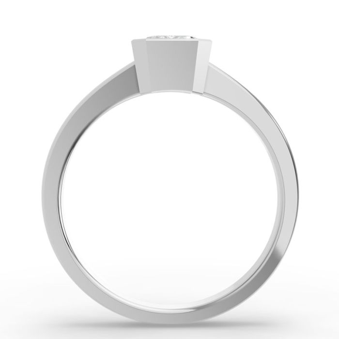 Bezel Set Solitaire Ring