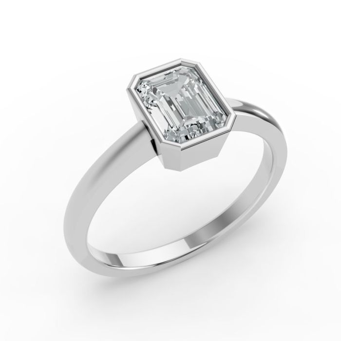 Bezel Set Solitaire Ring