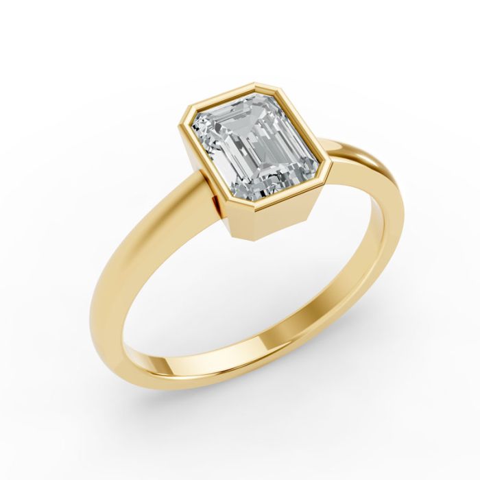 Bezel Set Solitaire Ring