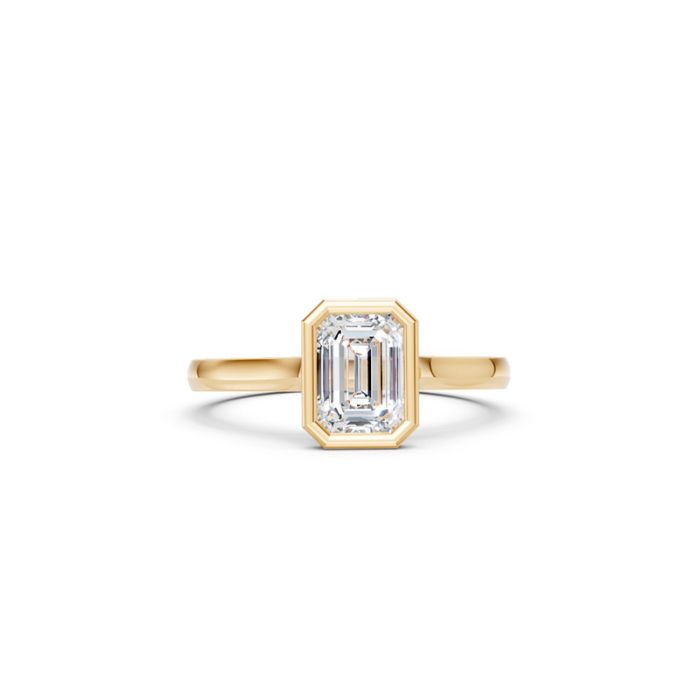 Bezel Set Solitaire Ring