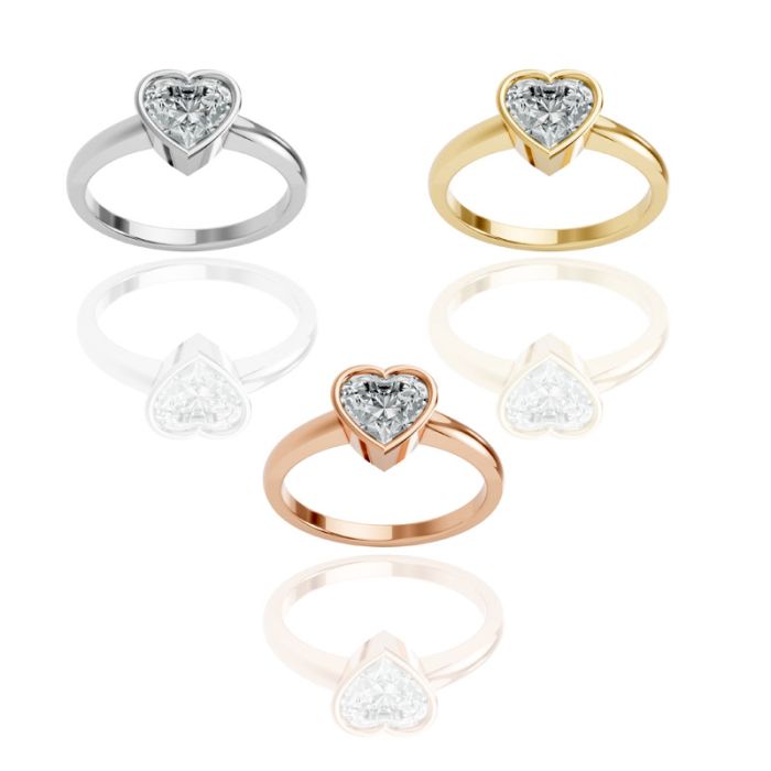 Bezel Set Solitaire Ring
