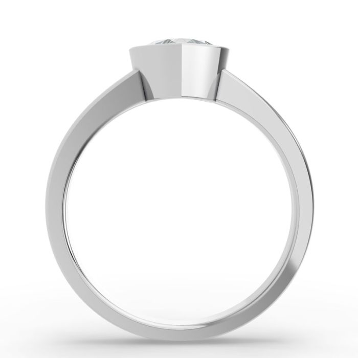 Bezel Set Solitaire Ring