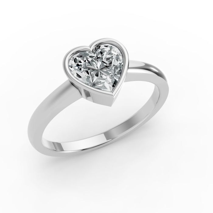 Bezel Set Solitaire Ring