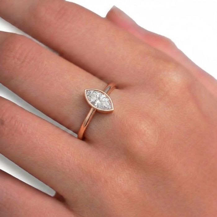 Bezel Set Solitaire Ring